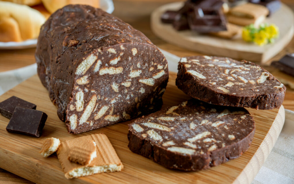 crunchy chocolate salami